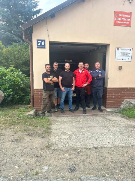 Alerty IMGW juz tylko na wschodzie kraju. Strażacy z kamienieckiej gminy gotowi do pomocy innym