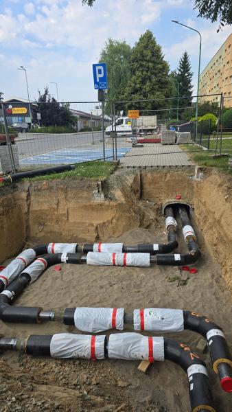 Postępują prace związane z modernizacją sieci ciepłowniczej w Ząbkowicach Śląskich