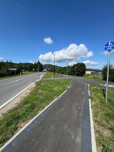 	Nowy odcinek pieszo-jezdny między Srebrną Górą a Budzowem oficjalnie oddany do użytku
