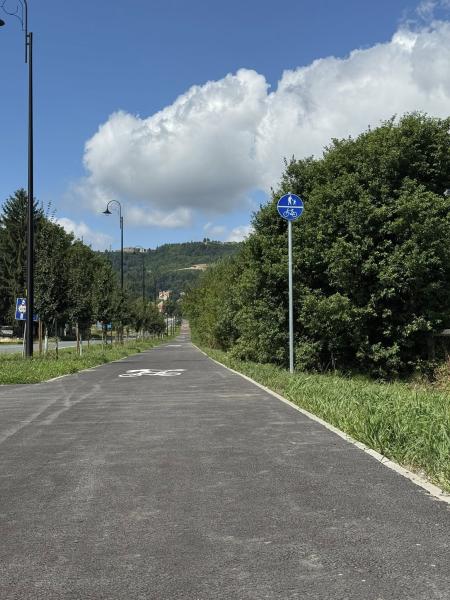 	Nowy odcinek pieszo-jezdny między Srebrną Górą a Budzowem oficjalnie oddany do użytku