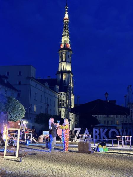 Spektakl „Wędrowcy” na ząbkowickim rynku
