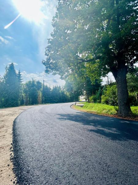 Trwa remont drogi powiatowej nr 3192D w miejscowości Głęboka