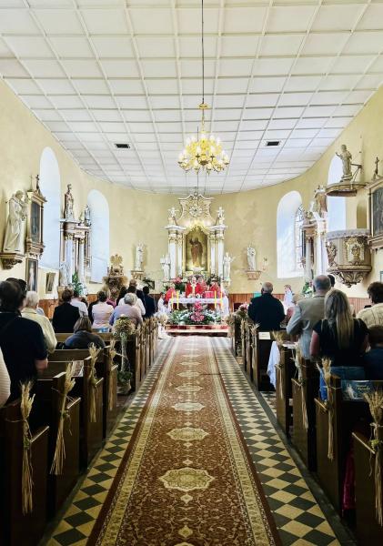 Dożynki sołecko-parafialne w Wigańcicach