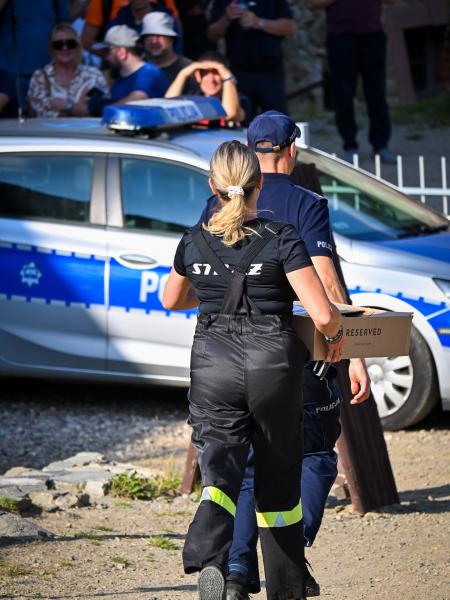 Ćwiczenia służb w Twierdzy Srebrna Góra
