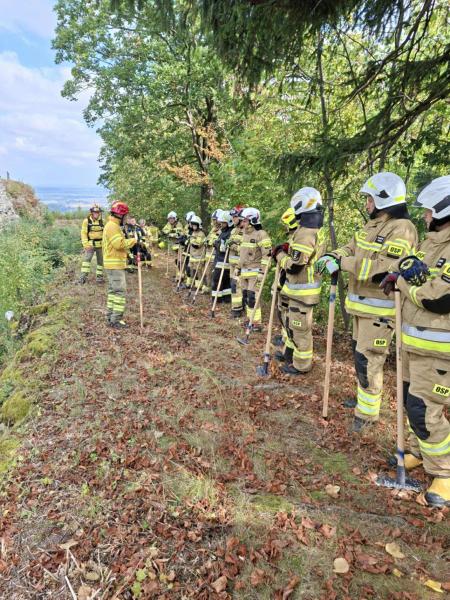 Ćwiczenia służb w Twierdzy Srebrna Góra