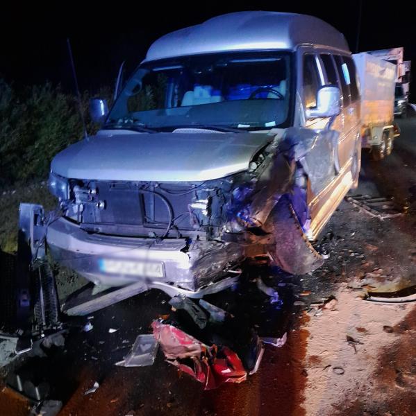 Wypadek na krajowej ósemce za Ząbkowicami Śląskimi. Droga całkowicie zablokowana