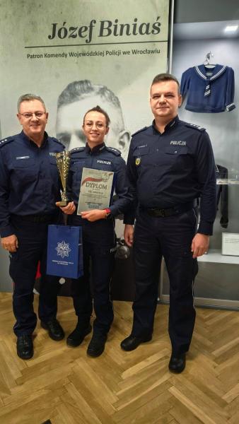Ząbkowicka policjantka na podium wojewódzkich eliminacji konkursu dla oskarżycieli publicznych