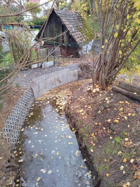 Zakończono kolejny etap prac konserwacyjnych cieku wodnego w Piotrowicach Polskich