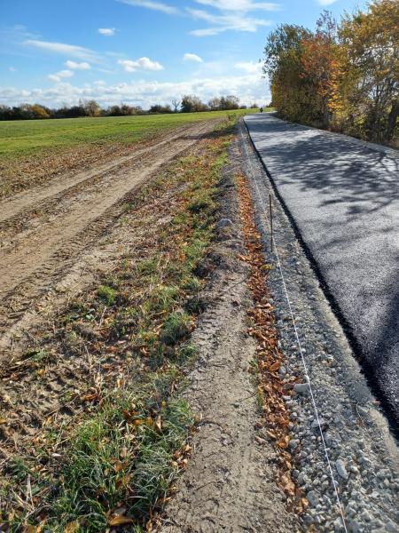Przebudowa drogi gminnej do Janówki blisko finalizacji