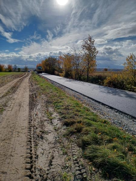 Przebudowa drogi gminnej do Janówki blisko finalizacji