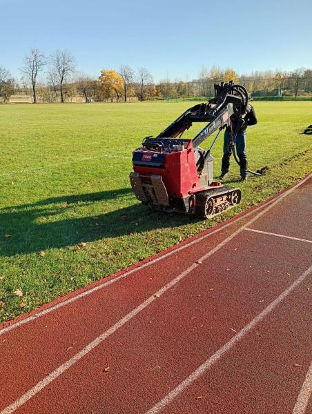 Ruszyły prace przy systemie nawadniania na Stadionie Miejskim w Ziębicach