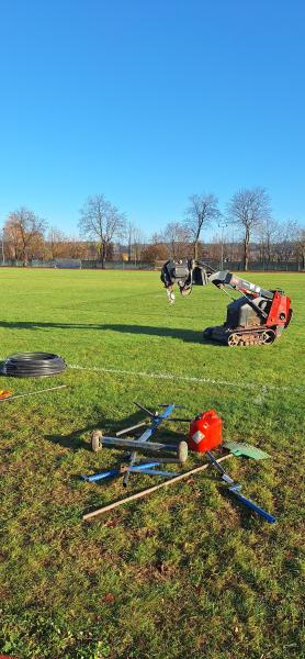 Ruszyły prace przy systemie nawadniania na Stadionie Miejskim w Ziębicach