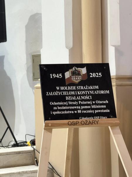 	Nowy sztandar, nowy samochód, ta sama misja – jubileusz 80-lecia OSP Ożary