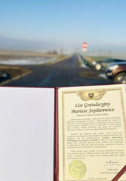 Odcinek Cyklostrady Dolnośląskiej przebiegający przez gminę Ziębice oddany do użytku