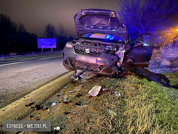 Zderzenie dwóch samochodów osobowych na krajowej ósemce w Ząbkowicach Śląskich