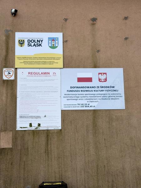 Niemal ćwierć miliona złotych na modernizację boiska sportowego w Ziębicach