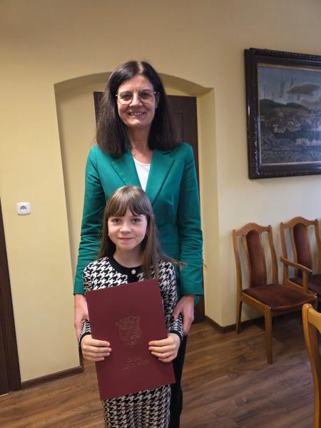 Burmistrz wręczyła stypendia sportowcom