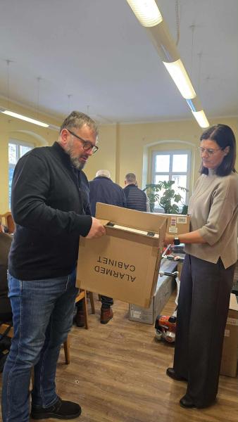 Jednostki w gminie Złoty Stok doposażone w sprzęt z Programu Ochrony Ludności i Obrony Cywilnej