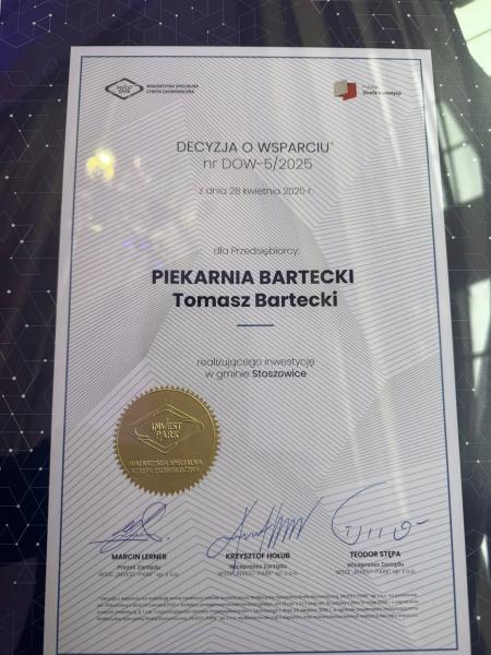 Wsparcie WSSE dla firm z powiatu. Wyróżniono Piekarnię Bartecki i Radiotechnikę Marketing