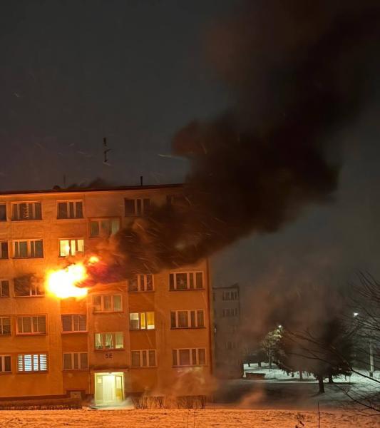 	Pożar mieszkania w budynku wielorodzinnym na ul. Jasnej