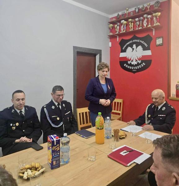 Zebranie sprawozdawczo-wyborcze w OSP Grodziszcze. Znamy skład zarządu na kolejną kadencję