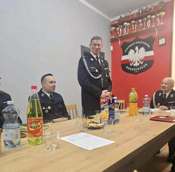 Zebranie sprawozdawczo-wyborcze w OSP Grodziszcze. Znamy skład zarządu na kolejną kadencję