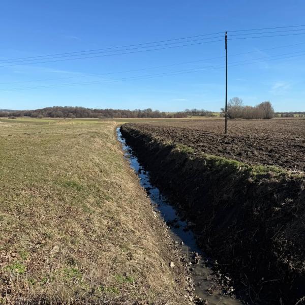 Trwa czyszczenie potoku Braszówka w Pawłowicach i Braszowicach
