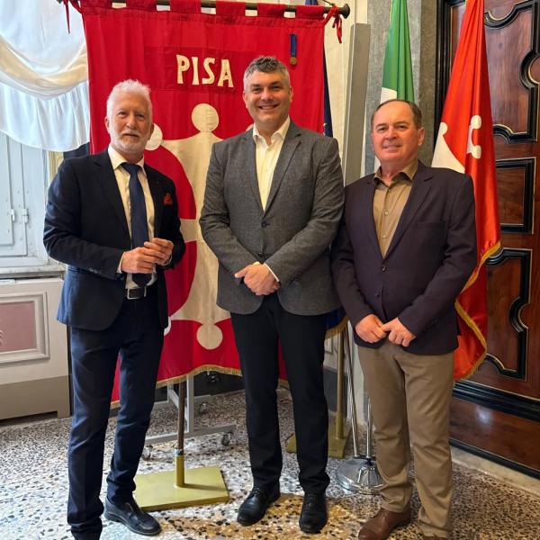 Dwie wieże, jeden cel - europejska współpraca turystyczna. Delegacja z Zabkowic Śląskich w Pizie