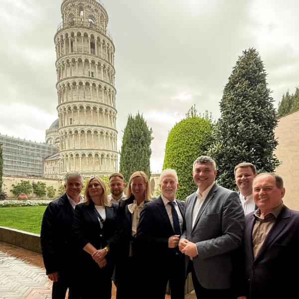 Dwie wieże, jeden cel - europejska współpraca turystyczna. Delegacja z Zabkowic Śląskich w Pizie