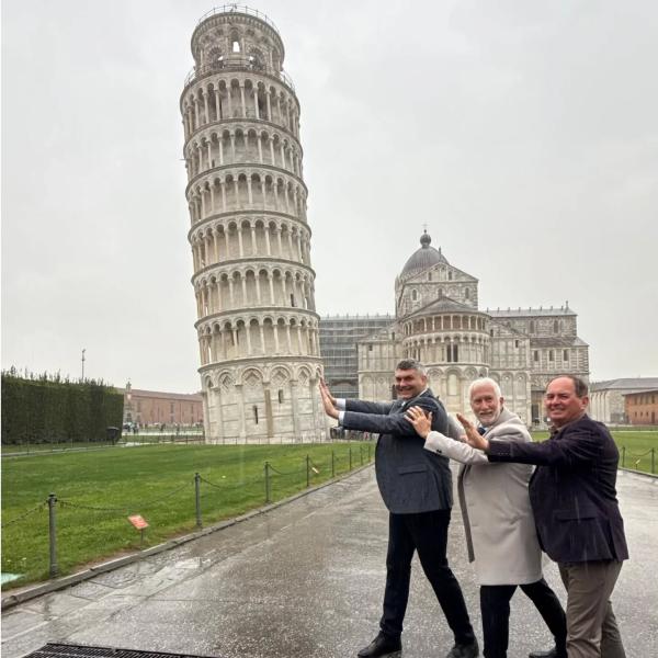 Dwie wieże, jeden cel - europejska współpraca turystyczna. Delegacja z Zabkowic Śląskich w Pizie