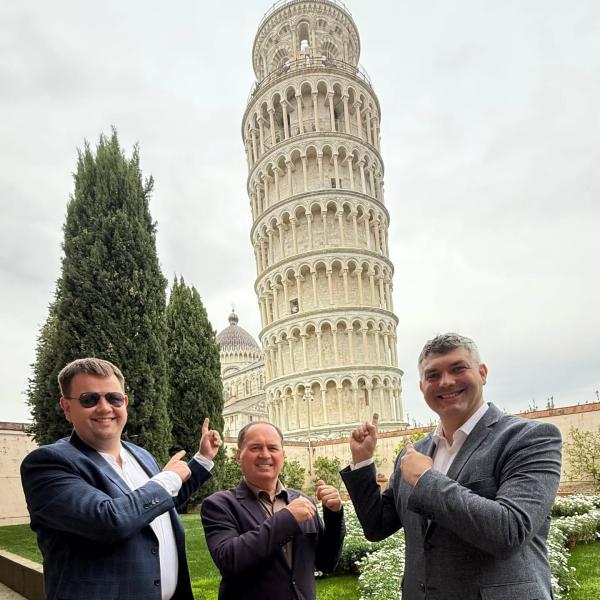 Dwie wieże, jeden cel - europejska współpraca turystyczna. Delegacja z Zabkowic Śląskich w Pizie