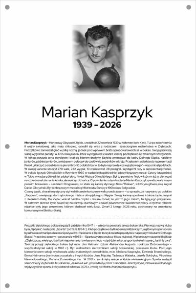 Ziębice oddały hołd Marianowi Kasprzykowi. Tablica pamiątkowa i ulica imienia mistrza olimpijskiego