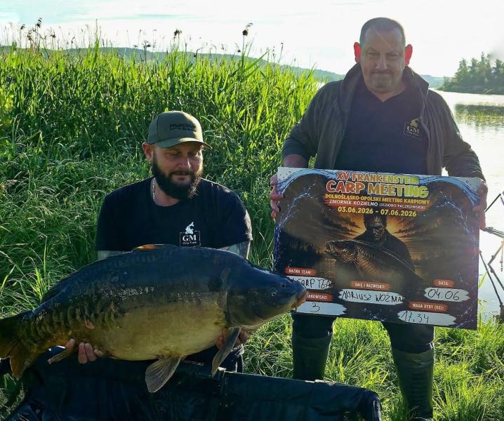 22 karpie i rekordowe wyniki! 15. edycja Frankenstein Carp Meeting z historycznym wynikiem
