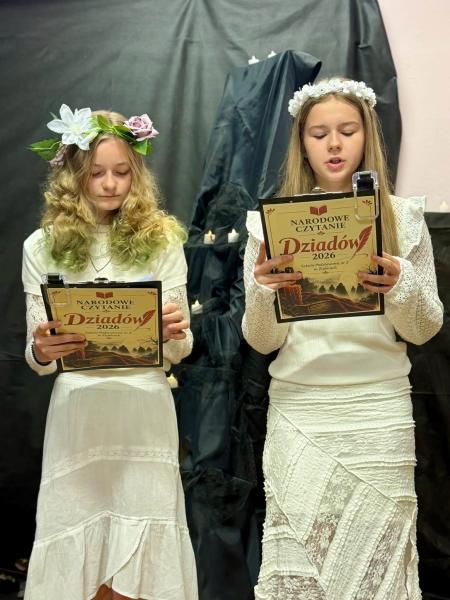 „Dziady” w roli głównej. Narodowe Czytanie w ziębickiej szkole podstawowej nr 2