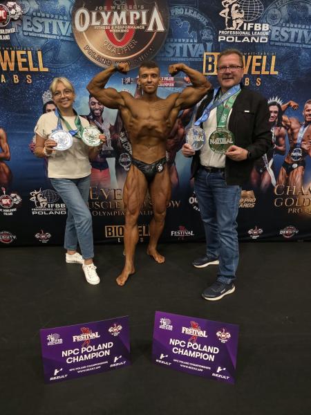 Bartosz Józwiszyn z kolejnymi medalami w kulturystyce. Cztery razy na podium w dwa dni