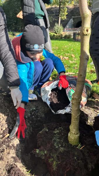 2. Piknik integracyjny w Parku Sybiraków. Wspólnie sadzili drzewka i uczestniczyli w warsztatach