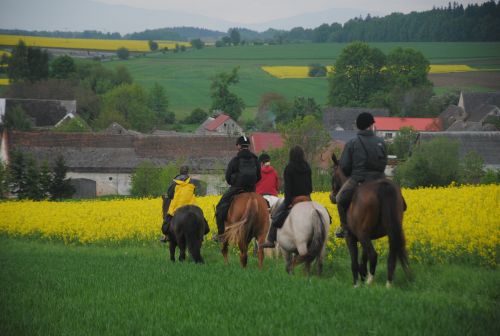 3. miejsce - Rajd konny - widok na Bożnowice