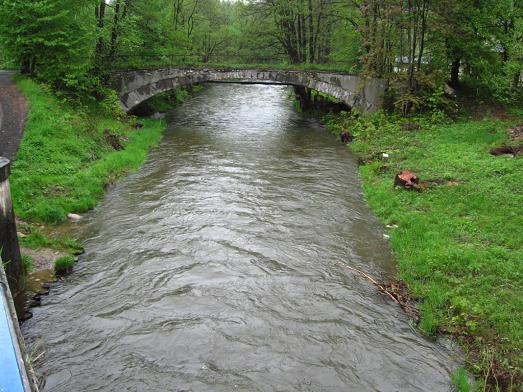 Rzeka w Lądku Zdroju