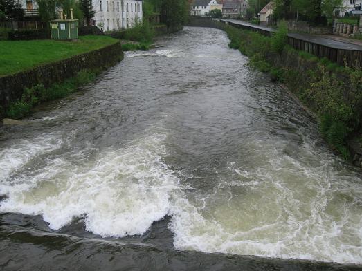 Rzeka w Lądku Zdroju