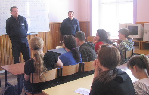 Spotkania z policjantami w ZSO Ziębice