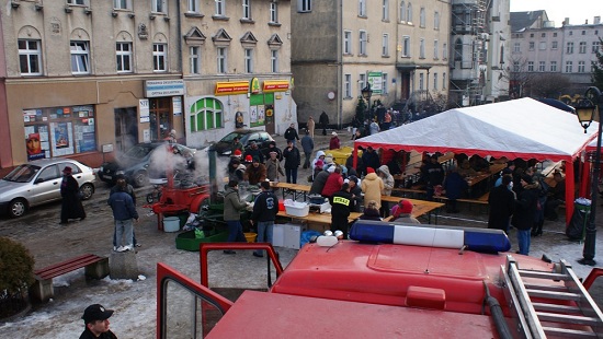 Wigilia na ząbkowickim rynku okiem Natalii Żołopy