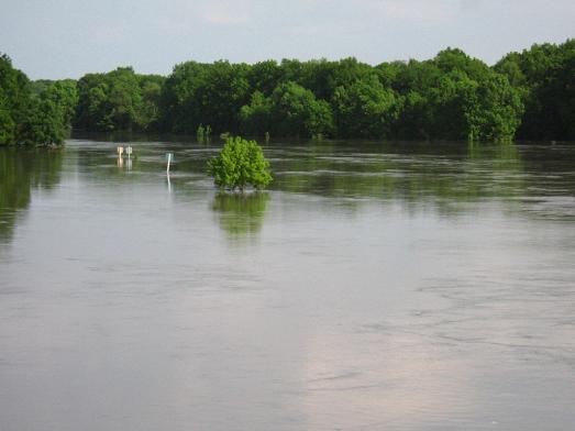 Lubiąż zalany