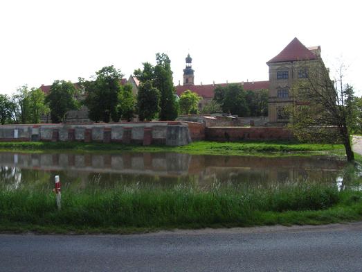 Lubiąż zalany