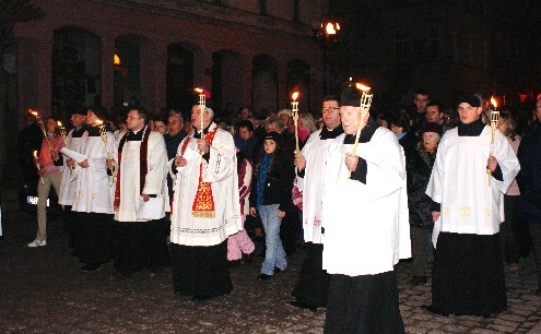 Misterium Drogi Krzyżowej na ulicach Ziębic