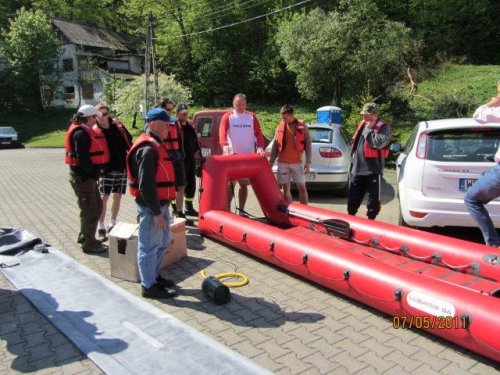 Pierwszy Strażacki Spływ Pontonowy