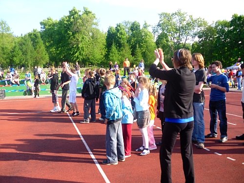 Sportowy dzień w Gimnazjum w Ziębicach