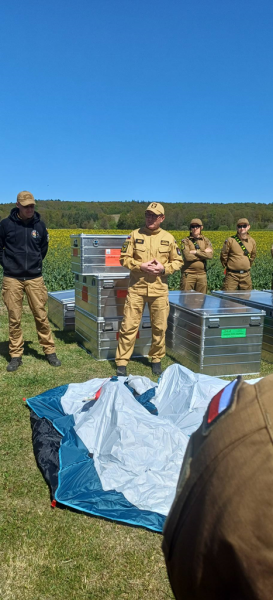 Ćwiczenia specjalistyczne strażaków w Ciepłowodach
