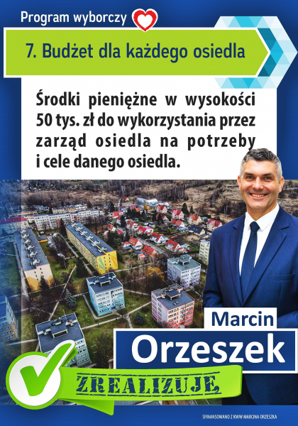 Program wyborczy KWW Marcina Orzeszka