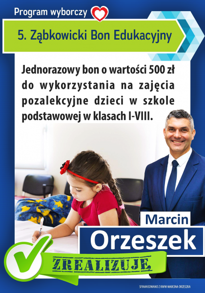 Program wyborczy KWW Marcina Orzeszka