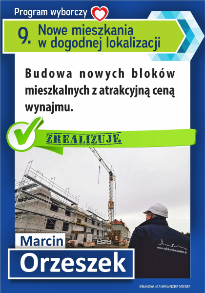 Program wyborczy KWW Marcina Orzeszka